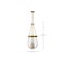 Nuvo Boliver 3-Light Pendant 14 in. Vintage Brass Clear Seeded Glass 60/7804 - alternate 7